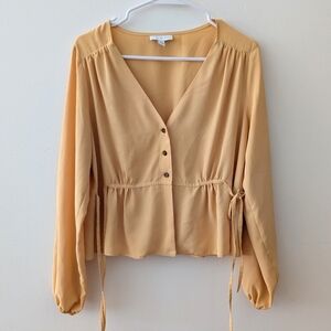 Top Shop Butterscotch Colored Top